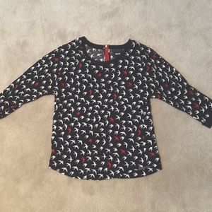 J crew bird prong top